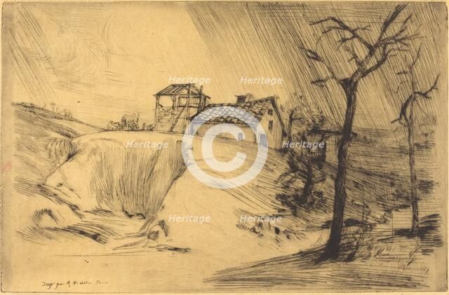 Brick-works (La Briqueterie). Creator: Alphonse Legros.