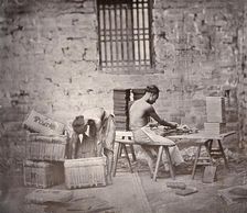 Brick tea packaging, end of 19th century. Creator: Nikolai Apollonovich Charushin