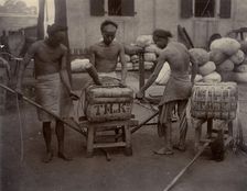 Brick tea packaging, end of 19th century. Creator: Nikolai Apollonovich Charushin