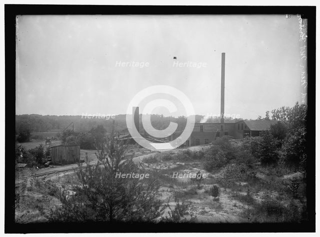Brick Yard near Mount Vernon, between 1910 and 1917. Creator: Harris & Ewing.