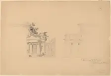 Brickwork in Rimini, c. 1898. Creator: John Russell Pope