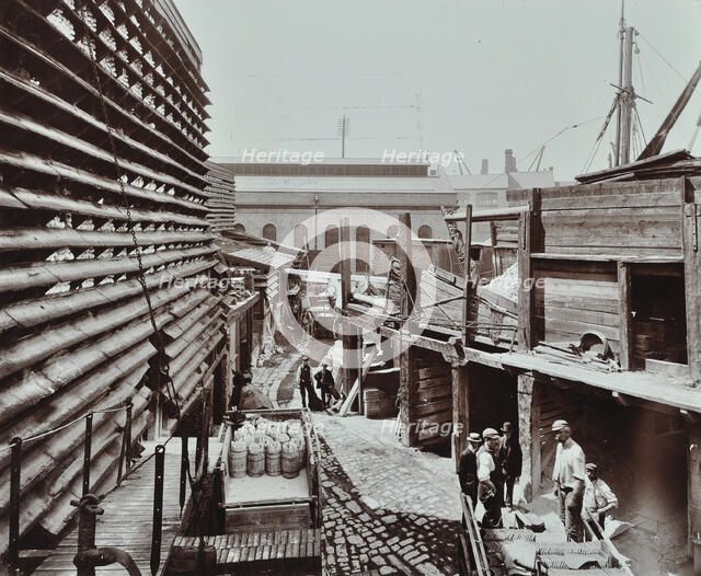 Brickworks, Nine Elms Lane, Battersea, London, August 1906. Artist: Unknown.
