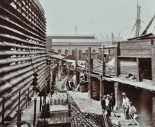 Brickworks, Nine Elms Lane, Battersea, London, August 1906