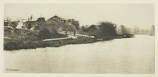 Brickfield on the River Bure (Norfolk), c. 1883/87, printed 1888. Creator: Peter Henry Emerson