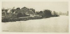 Brickfield on the River Bure (Norfolk), c. 1883/87, printed 1888. Creator: Peter Henry Emerson