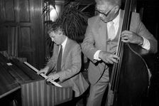 Brian Dee, Red Callender, Kettner's, London, November 1985. Artist: Brian O'Connor