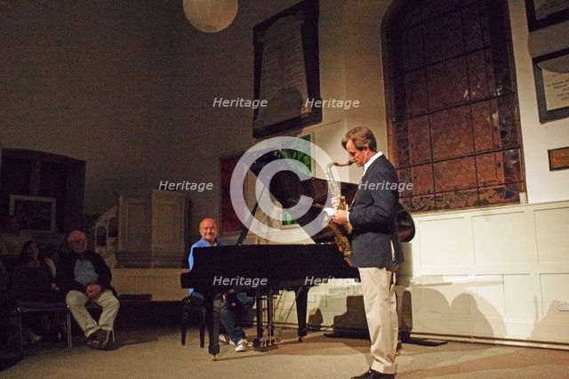 Brian Kellock and T Smith, Illminster Arts Centre, Illminster, Somerset, 2015. Artist: Brian O'Connor.