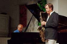 Brian Kellock and T Smith, Illminster Arts Centre, Illminster, Somerset, 2015. Artist: Brian O'Connor