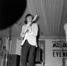 Brian Jones, Rolling Stones, Richmond Jazz and Blues Festival, London, 1964. Creator: Brian Foskett