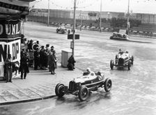 Brian Lewis in an Alfa Romeo Monza in the Mannin Moar race, Douglas, Isle of Man, 1933