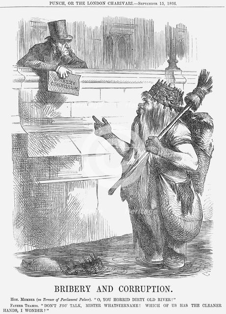 'Bribery and Corruption', 1866. Creator: John Tenniel.