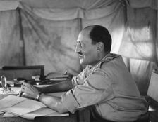Brigadier Ernest F Benjamin, British officer during World War II, c1942