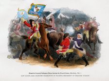 Brigadier-General Cadogan's Horse forcing the French Line, 18th July 1705