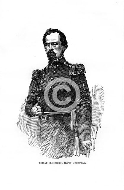 Brigadier-General Irvin McDowell, American military officer, (1872). Artist: Unknown