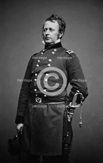 Brigadier General Joseph Hooker, between 1855 and 1865. Creator: Unknown.