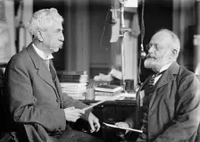 Brigadier General William Herbert Bixby with Col. William T. Rossell, 1914. Creator: Harris & Ewing