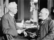 Brigadier General William Herbert Bixby with Col. William T. Rossell, 1914. Creator: Harris & Ewing