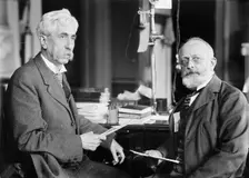 Brigadier General William Herbert Bixby with Col. William T. Rossell, 1914. Creator: Harris & Ewing