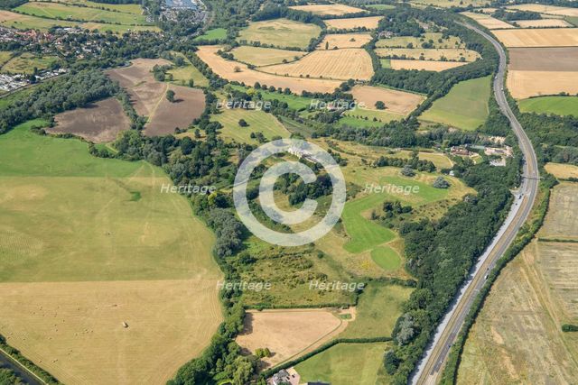 Briggens, 18th century house and landscape park, Essex, 2024. Creator: Damian Grady.