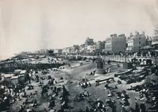 Brighton - A Long Stretch of the Beach 1895