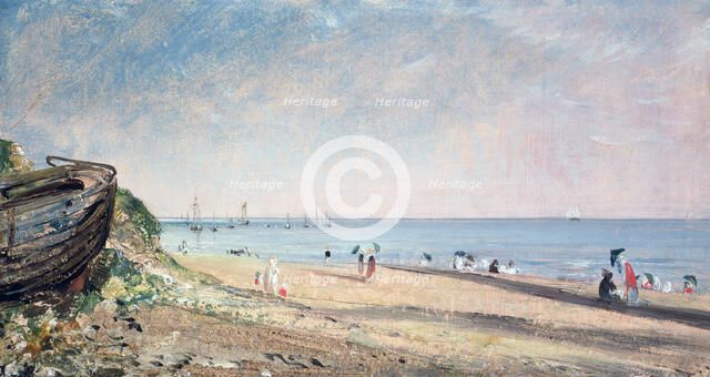 'Brighton Beach', 19th century. Artist: John Constable