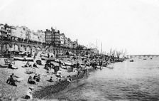 Brighton beach, East Sussex, c1900s-1920s