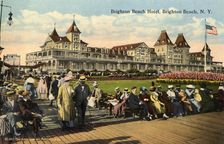 Brighton Beach Hotel, Brighton Beach, Coney Island, New York City, New York, USA, 1916