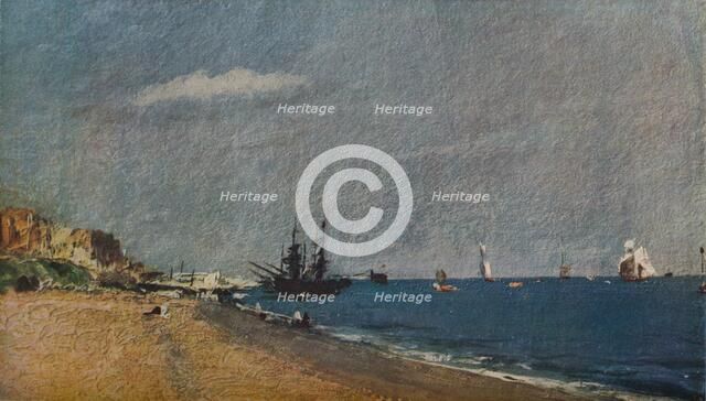 'Brighton Beach, with Colliers', 1824. Artist: John Constable.