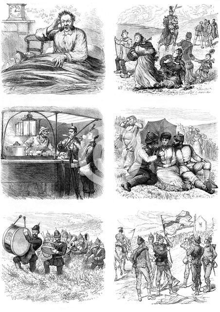 Brighton Review: "alarum; excursions; coffee for two; all in the Downs; the band of hope…", 1880. Creator: Unknown.
