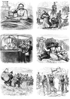 Brighton Review: "alarum; excursions; coffee for two; all in the Downs; the band of hope…", 1880. Creator: Unknown