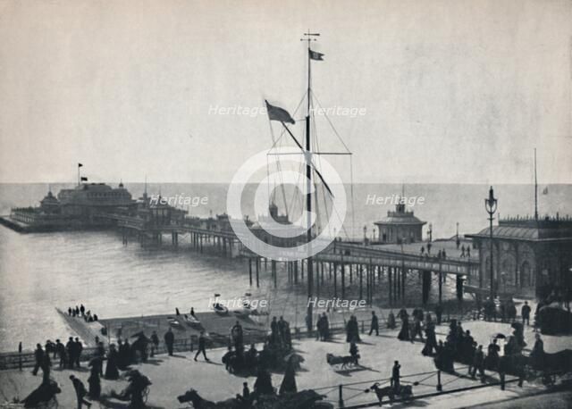 'Brighton - The West Pier', 1895. Artist: Unknown.