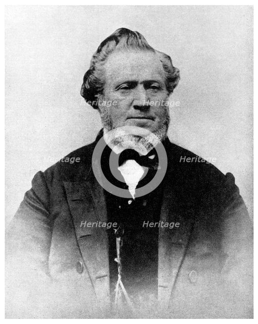 Brigham Young, American Mormon leader, 19th century (1956). Artist: Unknown