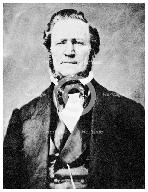 Brigham Young, American Mormon leader, c1855-1865 (1955). Artist: Unknown