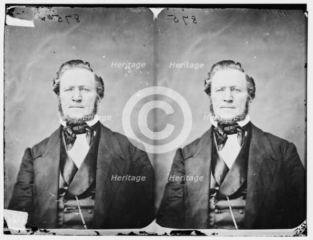 Brigham Young, between 1855 and 1865. Creator: Unknown.