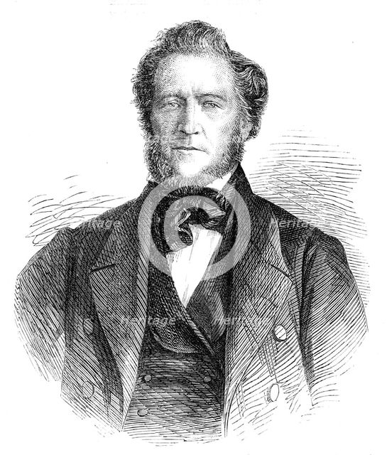 Brigham Young, President and Chief Prophet of the Mormon Church, 1861. Creator: Unknown.
