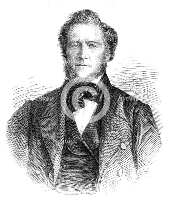 Brigham Young, President and Chief Prophet of the Mormon Church, 1861. Creator: Unknown.