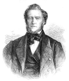 Brigham Young, President and Chief Prophet of the Mormon Church, 1861. Creator: Unknown