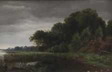 Brigthening Weather after a Shower at Gurre Lake, 1844. Creator: Peter Christian Thamsen Skovgaard