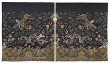 Bridal Bed Curtains, about 1820. Creator: Unknown