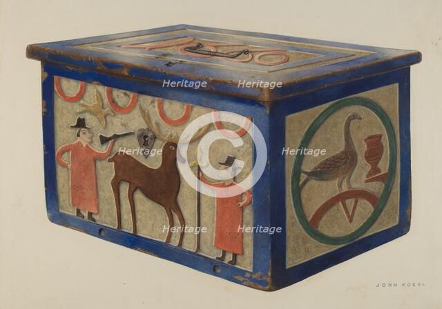 Bridal Chest, 1935/1942. Creator:  John Koehl.