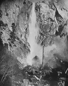 Bridal Veil Fall, Yosemite, Cal. c1897. Creator: Unknown