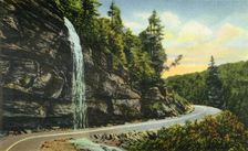 Bridal Veil Falls, Western North Carolina 1942. Creator: Unknown