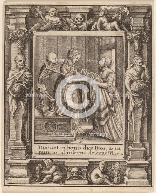 Bride, 1651. Creator: Wenceslaus Hollar.