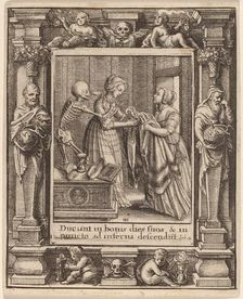 Bride, 1651. Creator: Wenceslaus Hollar