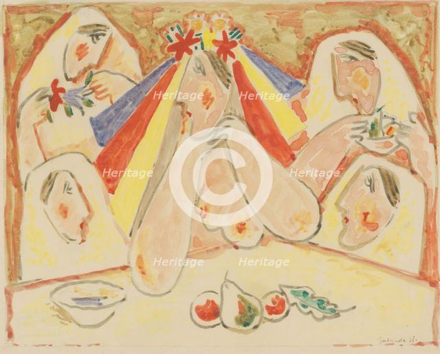 Bride, 1938. Creator: Mikulas Galanda.