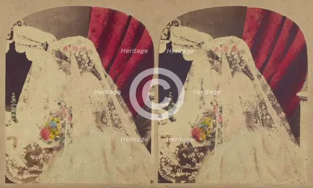 Bride, about 1855. Creator: Alfred Silvester.
