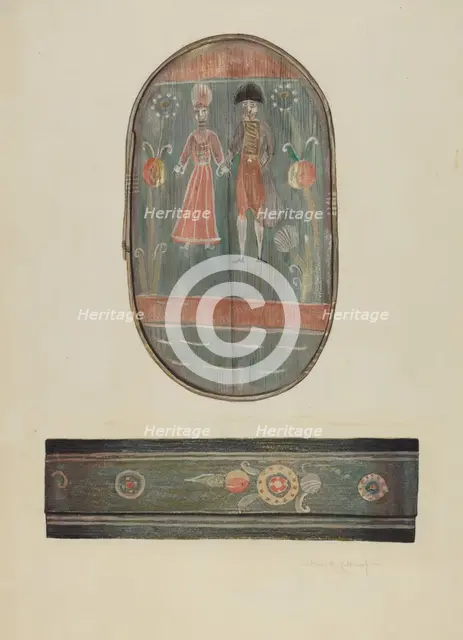 Bride Box, 1935/1942. Creator: Elmer R. Kottcamp.