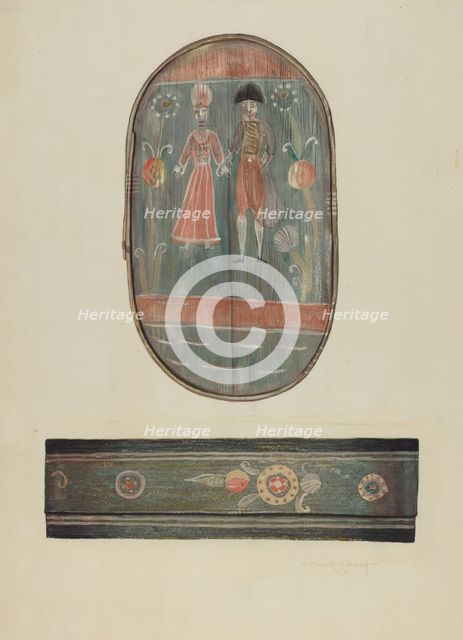 Bride Box, 1935/1942. Creator: Elmer R. Kottcamp.