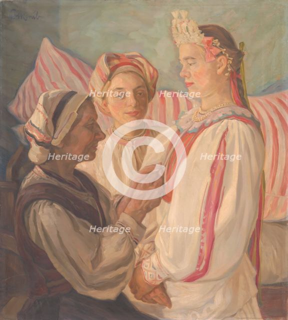 Bride from Helpa, 1935-1936. Creator: Stefan Polkorab.