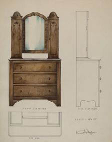 Bride's Bureau, c. 1936. Creator: Kurt Melzer